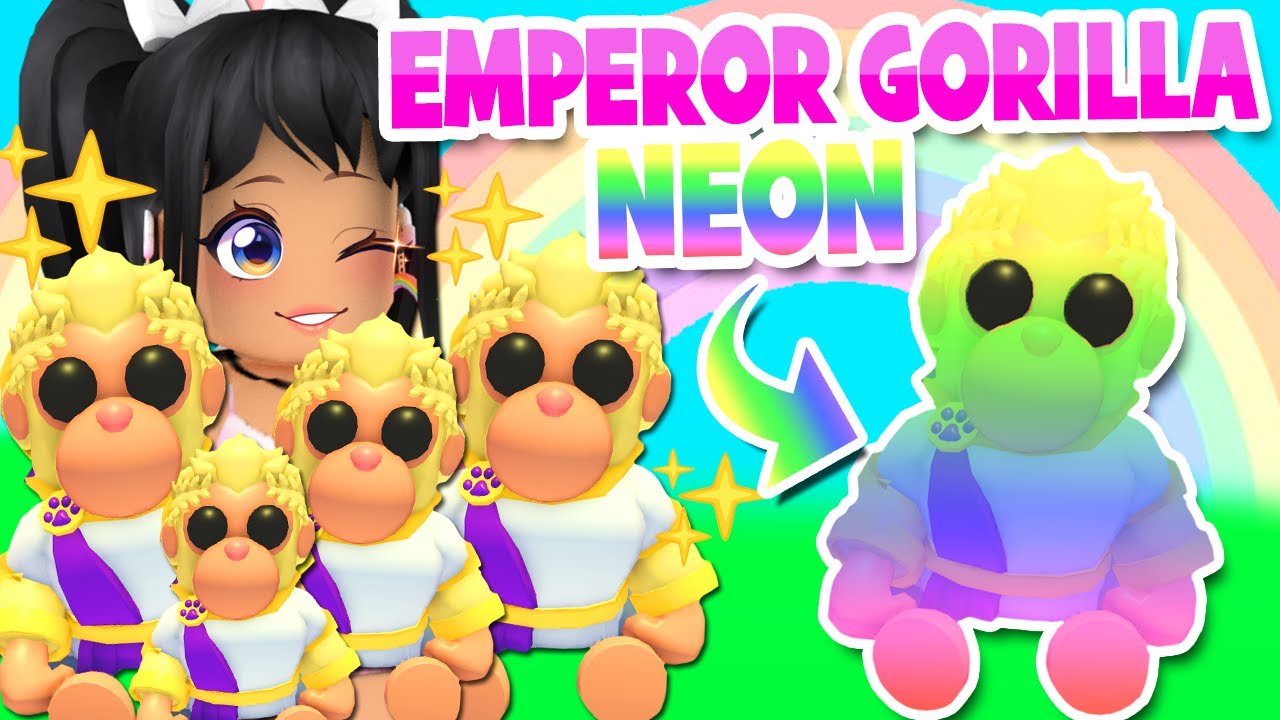 Wolfy ❄️🎄 on X: {PET POLL 10-6} Please vote on the thread for my 2023 Adopt  Me pets research :) ❇Pet Name: Emperor Gorilla ❇Rarity: Legendary ❇Neon  Colors: Orange ❇Update/Event: Gorilla Fairground