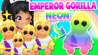 MAKING✨NEON EMPEROR GORILLA✨ in ADOPT ME (roblox)