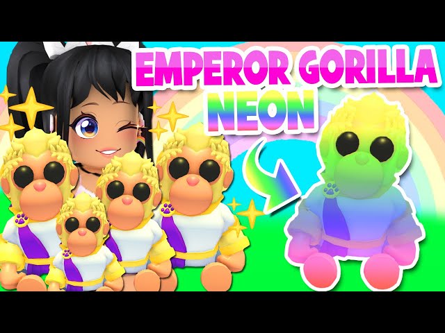 Wolfy ❄️🎄 on X: {PET POLL 10-6} Please vote on the thread for my 2023 Adopt  Me pets research :) ❇Pet Name: Emperor Gorilla ❇Rarity: Legendary ❇Neon  Colors: Orange ❇Update/Event: Gorilla Fairground