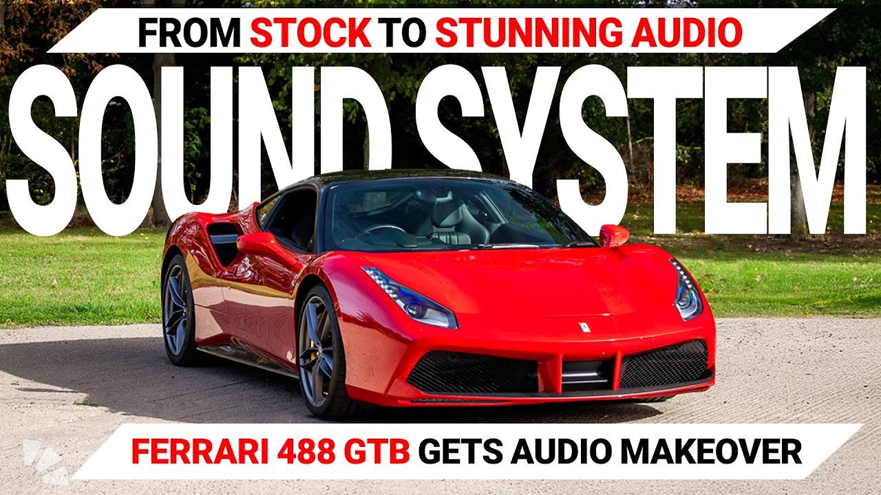 Audio Upgrade on Ferrari 488 GTB | Custom Supercar Audio by Cambridge Car Audio