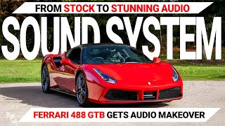 Audio Upgrade on Ferrari 488 GTB | Custom Supercar Audio by Cambridge Car Audio