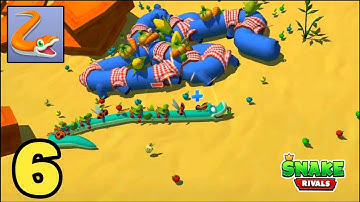 Snake Rivals | Walkthrough Gameplay | Part-6 | (Android, iOS)