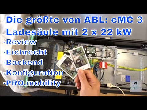 Die größte von ABL: Ladesäule eMC3 mit Eichrecht und Backend-Anbindung