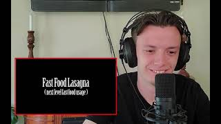 THE VIDEO THAT STARTED IT!! I Epic Meal Time- Fast Food Lasagna (Reaction)