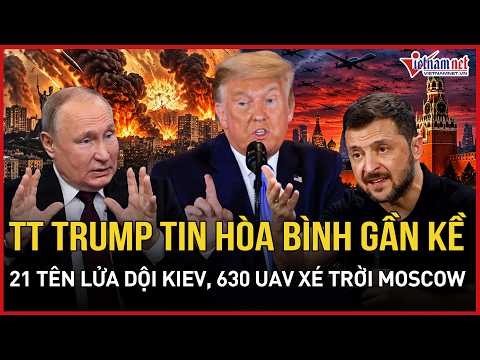 TENSE: Trump just finished speaking, Russia rains 21 missiles on Kyiv, 630 UAVs tear through Mosc...