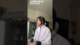 @crumbsofmoon ‘s request !! - As it was - Harry Styles #cover #explore #singing #harrystyles