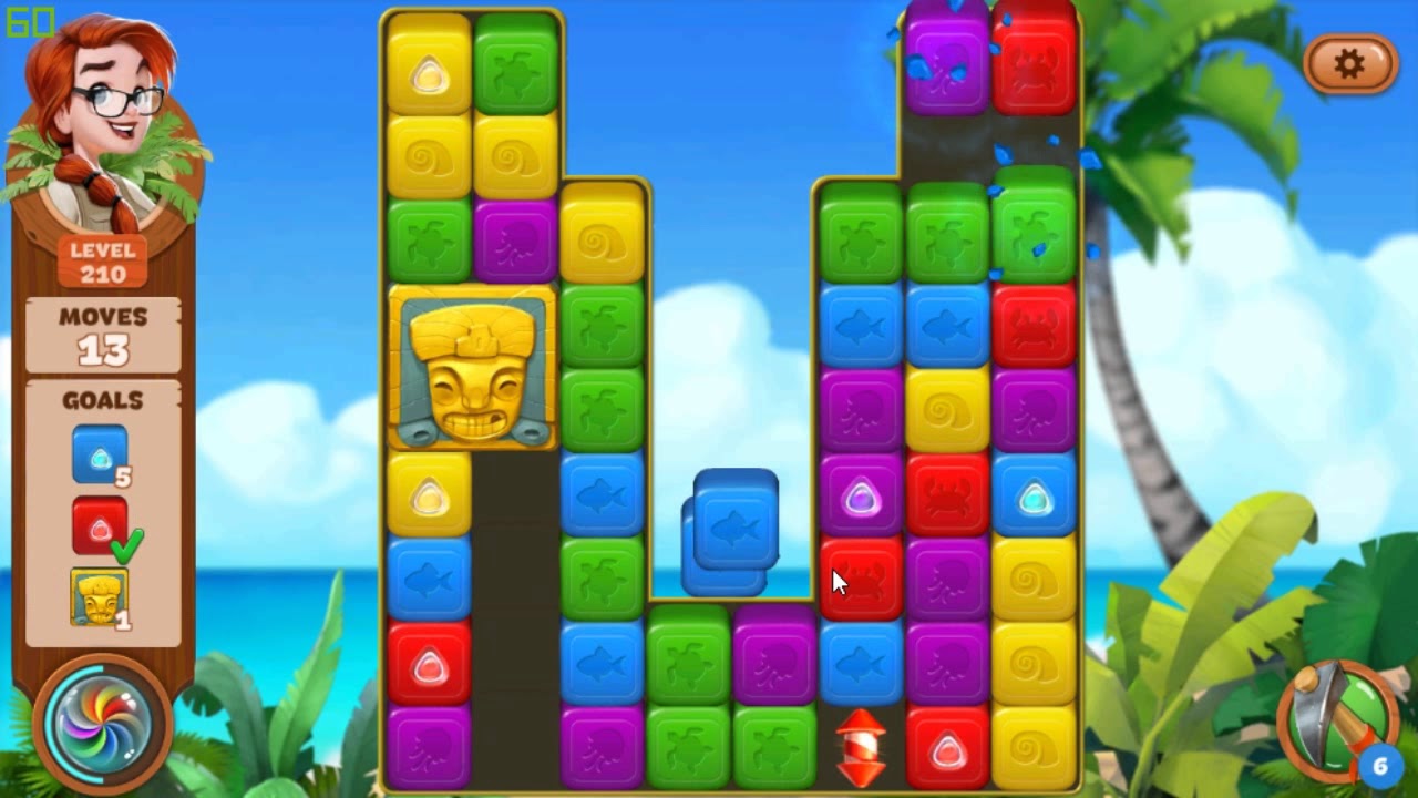 Lost Island Blast Adventure level 210