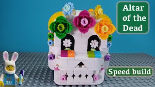 Lego Altar of the Dead 40811 Speedbuild | Día de Muertos and Halloween Decor