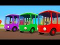 Die Helfer Autos. Wir malen die Busse an. Kinder Cartoon auf Deutsch