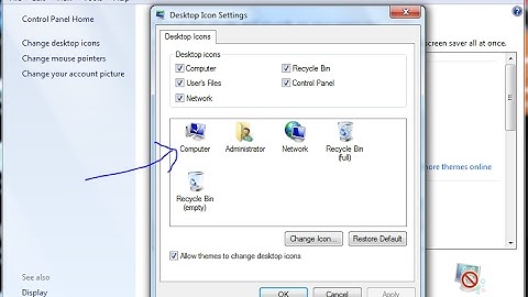 របៀបប្ដូរ Icon របស់ Computer