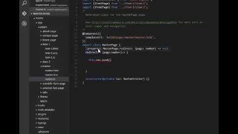 How to Implement basic version of master detail in ionic2