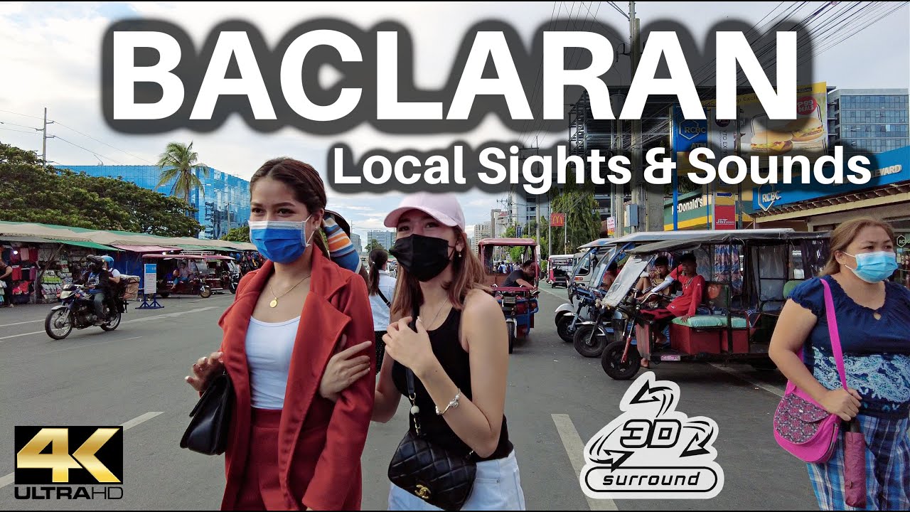 REAL Local Ambience from Baclaran Paranaque Philippines - Virtual Tour  [4K]
