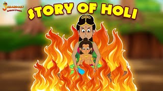Story of Holi | Prahlad and Holika Story | Animated Stories | English Cartoon | English Stories