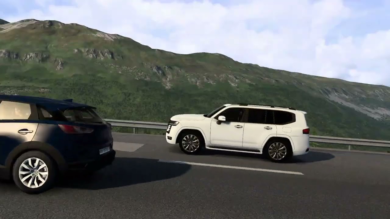 Crossing the Swiss Mountains with Land Cruiser | Safe Driving | Logitech G923 Gameplay