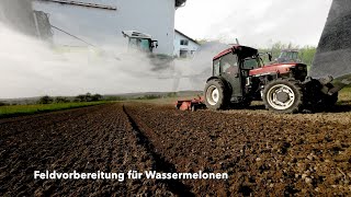 Obstbau FarmVlog#25 Feldvorbereitung für Wassermelonen #terrateck #wassermelone #fräsen#newholland