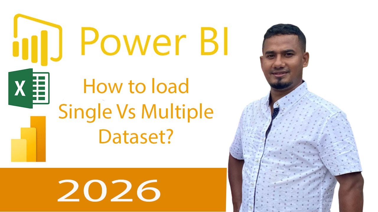 How to load Single Vs Multiple Datasets into One Power BI Report with ...