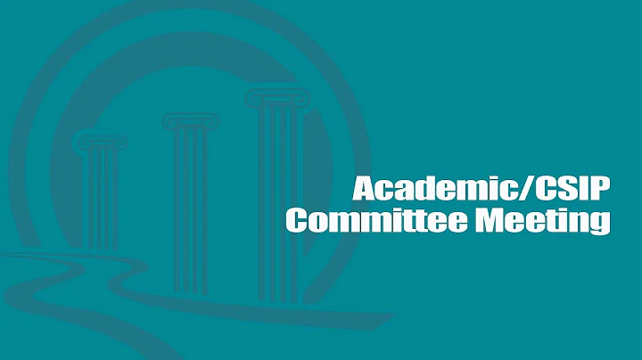 November 20, 2025 CSIP/Academic Committee Meeting