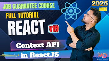 React 19 Tutorial in Hindi #46 - React Context API