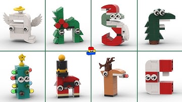 How to make CHRISTMAS Alphabet Lore out of LEGO (all lowercase letters, a-z)