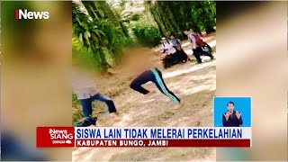 Viral Duel 2 Pelajar SMP di Jambi Dipicu Utang, 1 Orang Dilarikan ke RS #iNewsSiang 23/10