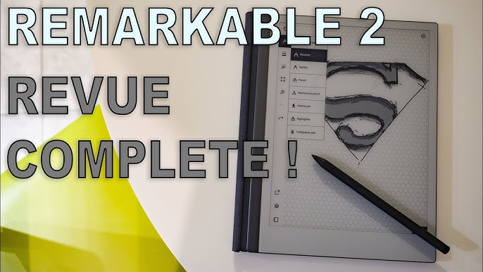 Tablette reMarkable® 2 avec clavier QWERTY et Marker Plus (avec gomme)