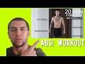 I Trained @CHRIS HERIA 🤝🇺🇿🇺🇲Complete 20minutes abs workout !