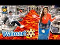 FLOOR IS LAVA CHALLENGE IN WALMART! (we got banned) ft. Molly Eskam