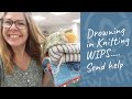 Send Help - Drowning in Knitting WIPS