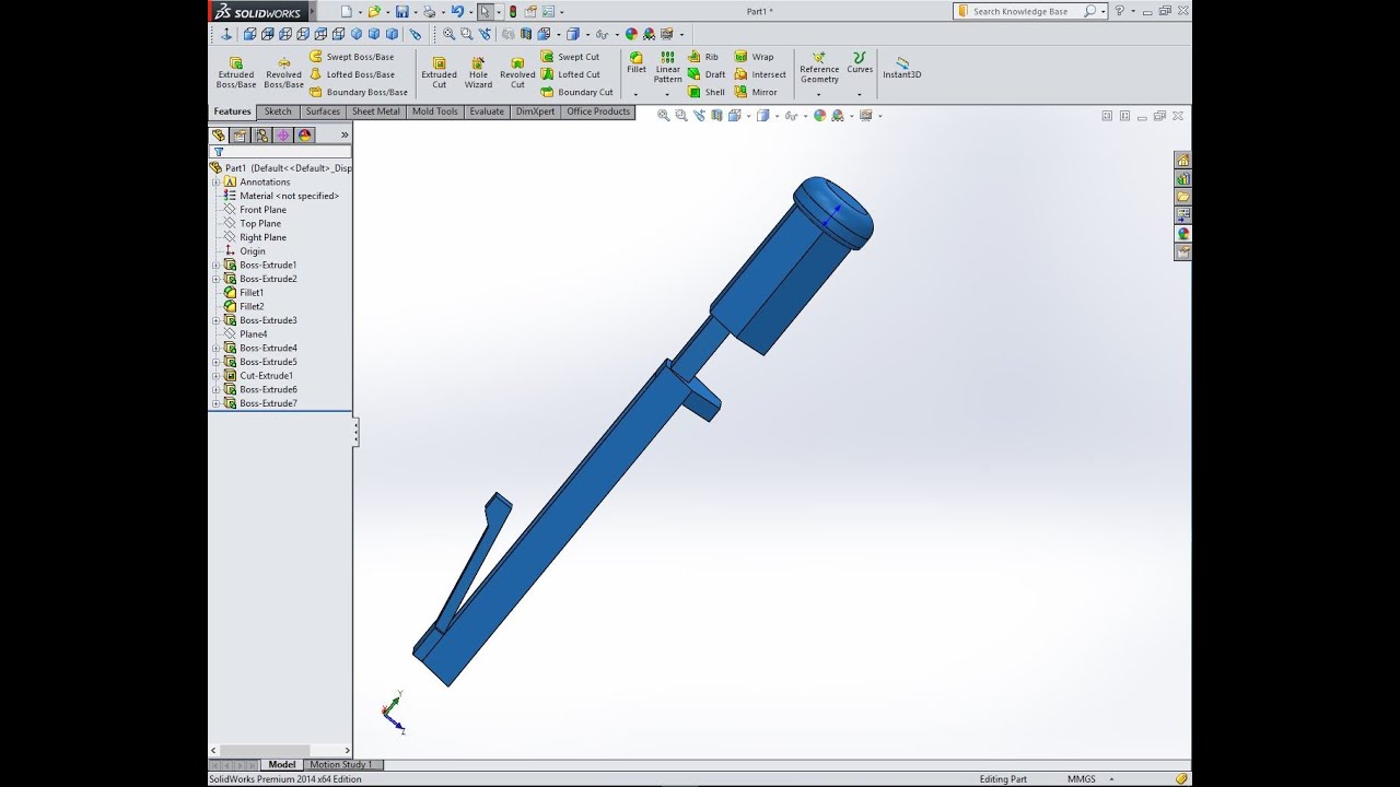 Solidworks tutorial 6 - YouTube