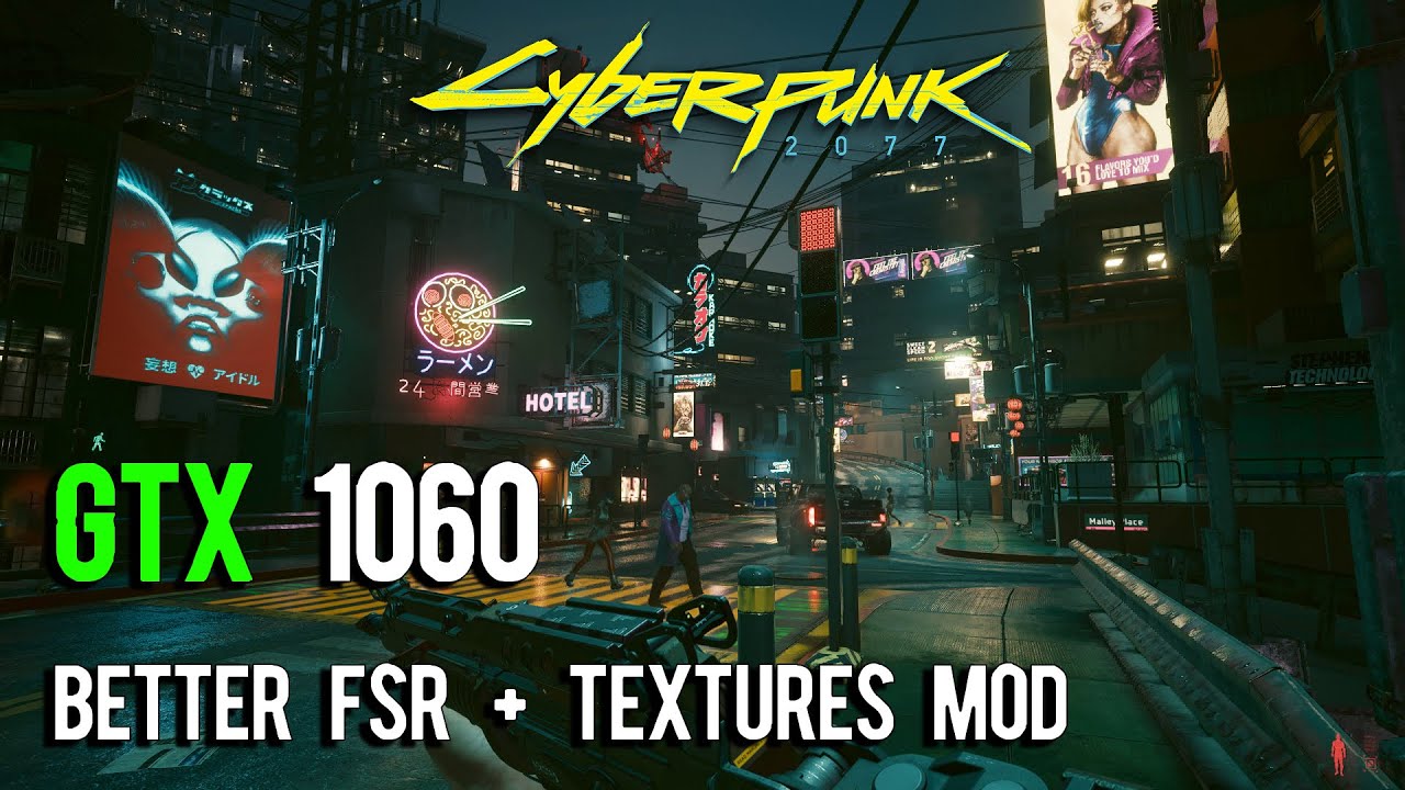 Cyberpunk 2077 mod enhances GPU visuals using AMD FSR 2.0