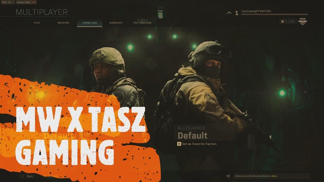 CALL OF DUTYMODERN WARFARE OPEN BETA GAMEPLAY PART 1 YouTube