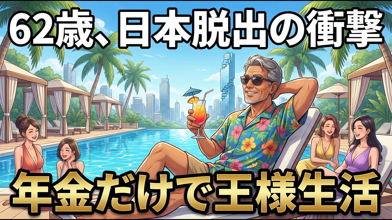 月10万円で「海外移住」した62歳独身男の末路。日本を捨ててタイの楽園で暮らす優雅な日々【シニア朗読雑学】