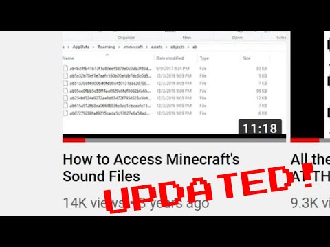 How to Access Minecraft's Sound Files!