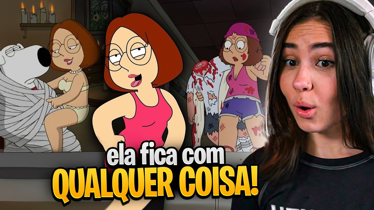 A PERTURBADA VIDA AMOROSA DE MEG GRIFFIN EM FAMILY GUY | react É Bom Ser Curioso