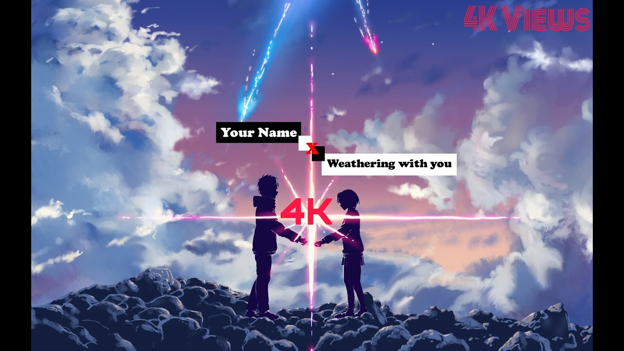 Your Name X Weathering With You Your eyes got my   falling for youAnime AMV