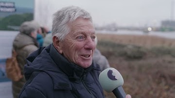 Heel wat mensen komen nog een laatste keer kijken naar het afzinken van de Scheldetunnel!