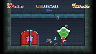 Super Paper Mario - Boomer skip with a shell shock