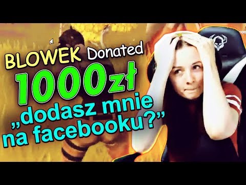 WYSŁAŁEM JEJ 1000 ZŁ DONATE *była w szoku* WYSŁAŁEM JEJ 1000 ZŁ DONATE *była w szoku*