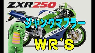 ZXR250 激安ジャンクのマフラー付けたよぉ～ん♪ - YouTube