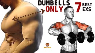 6 BEST SHOULDER WORKOUT WITH DUMBELLS AT HOME OR AT GYM /  Meilleurs exercices musculation épaules