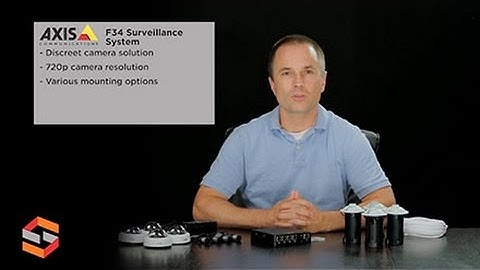 Axis F34 Surveillance System
