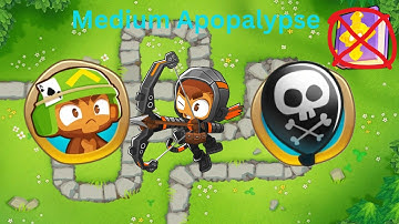 How to beat Monkey Meadow Medium Apopalypse with Quincy and NO MK