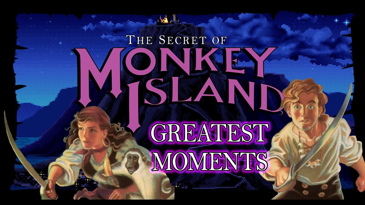 The Secret of Monkey Island (1990 - PC DOS Version) | BEST Scenes and FUNNIEST Moments