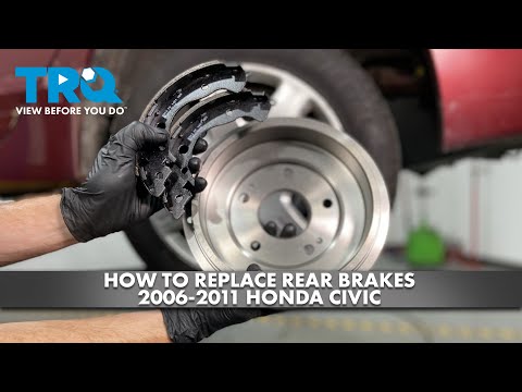 How to Replace Rear Drum Brakes 2006-2011 Honda Civic