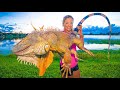 Massive IGUANA Hunting in my Backyard! Catch Clean Cook! *WORLD RECORD!*