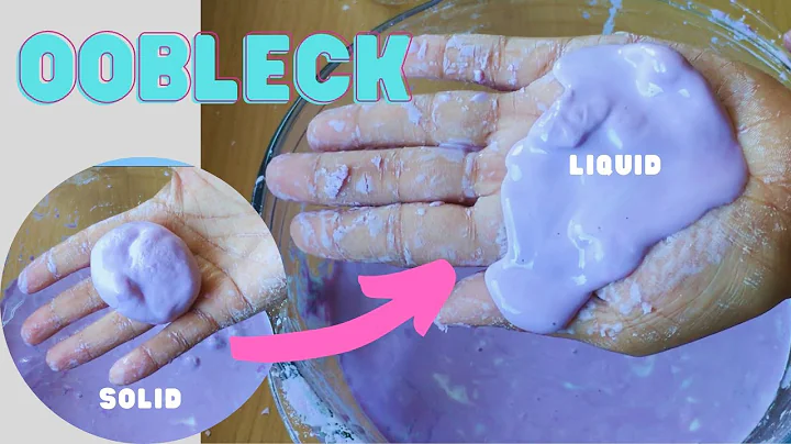 OOBLECK FOR KIDS | Non-newtonian Fluid | How to Make Oobleck |