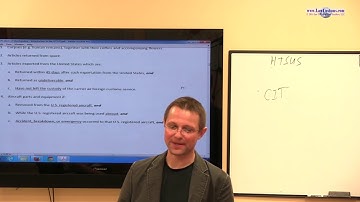 Part 3: Introduction to Classification & HTSUS (Oct. 2014 CBLE Class)