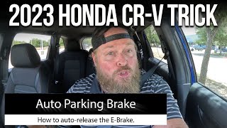 How to auto turn off your E-Brake in your 2023 Honda CR-V by Justin Fuller 3,354 views 9 months ago 30 seconds