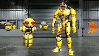 Bee Robot Car Transformation Gameplay | Robot Car Game | Kʌpʌli | screenshot 5