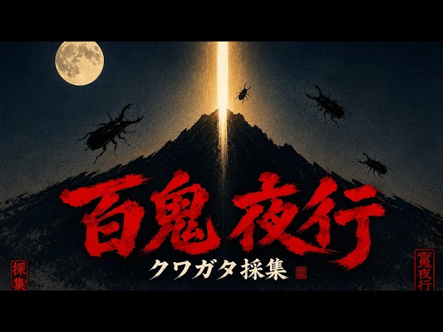 リアルクワガタ採集 ライブ配信 灯火採集 百鬼夜行⑦！ミヤマ王への道